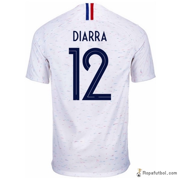 Camiseta Francia Replica Segunda Ropa Diarra 2018 Blanco